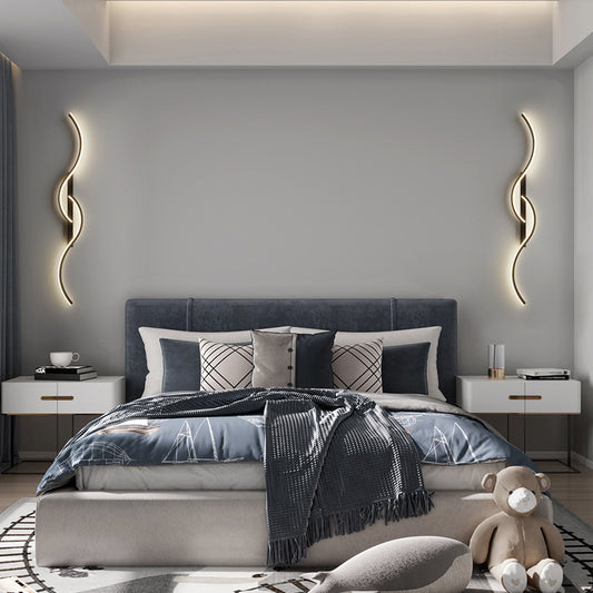 Minimalist Lines Luxury Modern Background Wall Decorative Lights